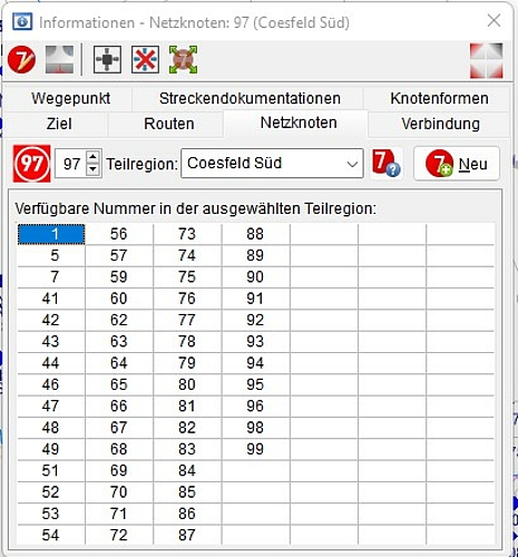 Screenshot "Netzknotenfenster"