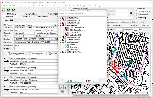 Screenshot "Standortinfo"