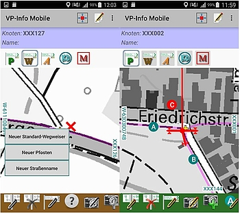 Screenshot "Standortplanung"