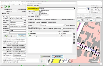 Screenshot "Standortplanung"